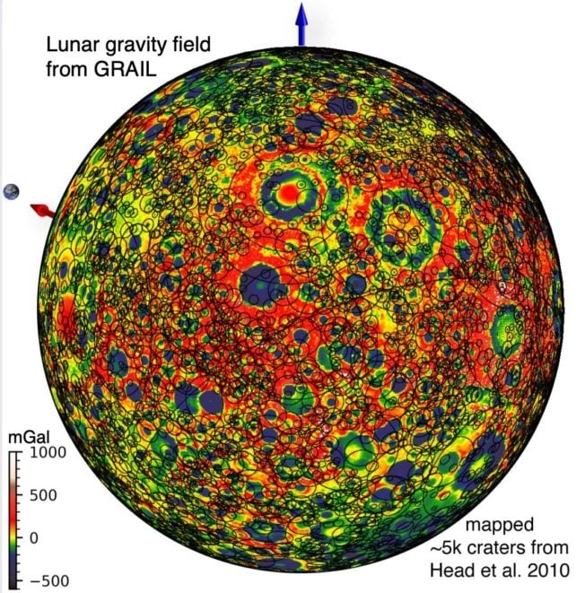 grail data mapped to craters 642