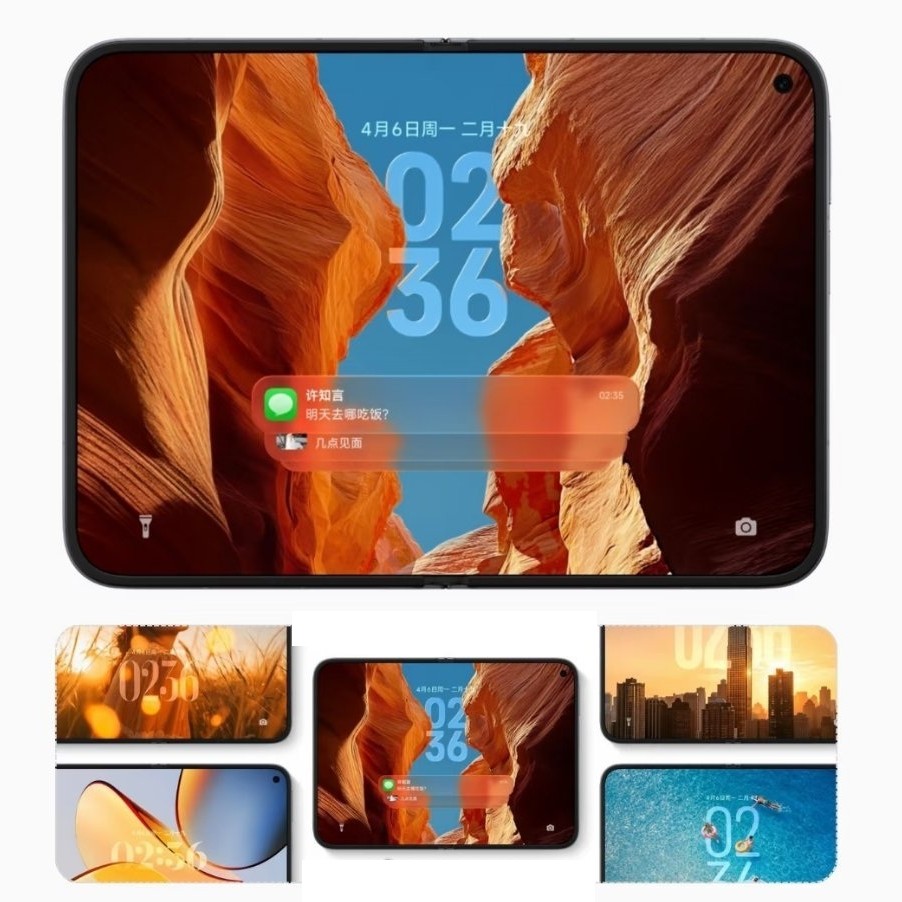 xiaomi mix fold 5 blick auf das xiaomi 18 fold design
