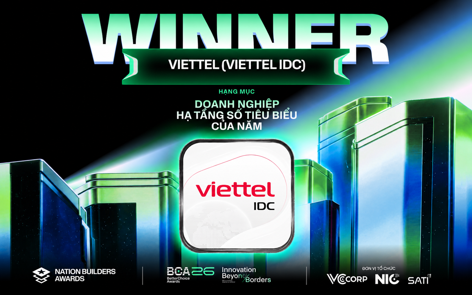 neon winner viettel idc award poster