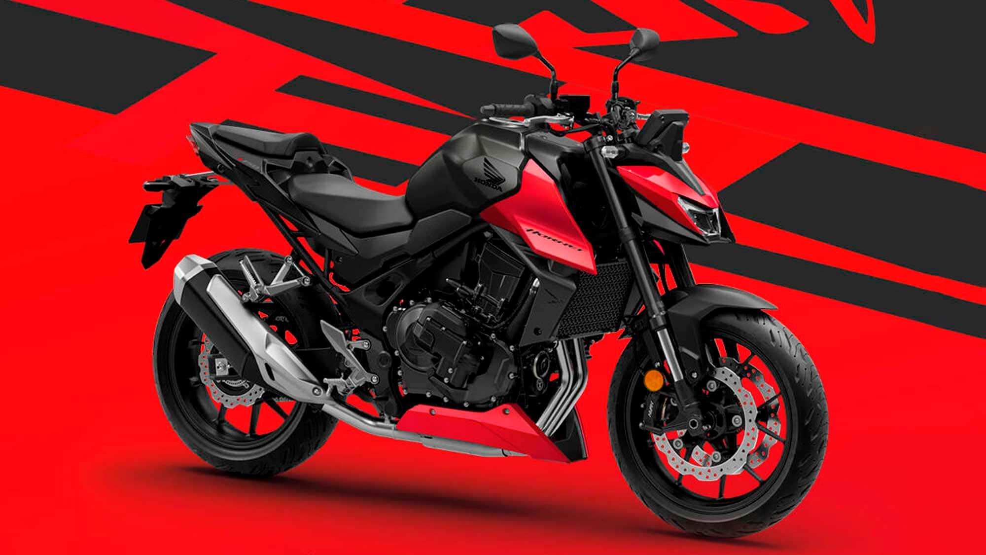 honda cb750 hornet rood