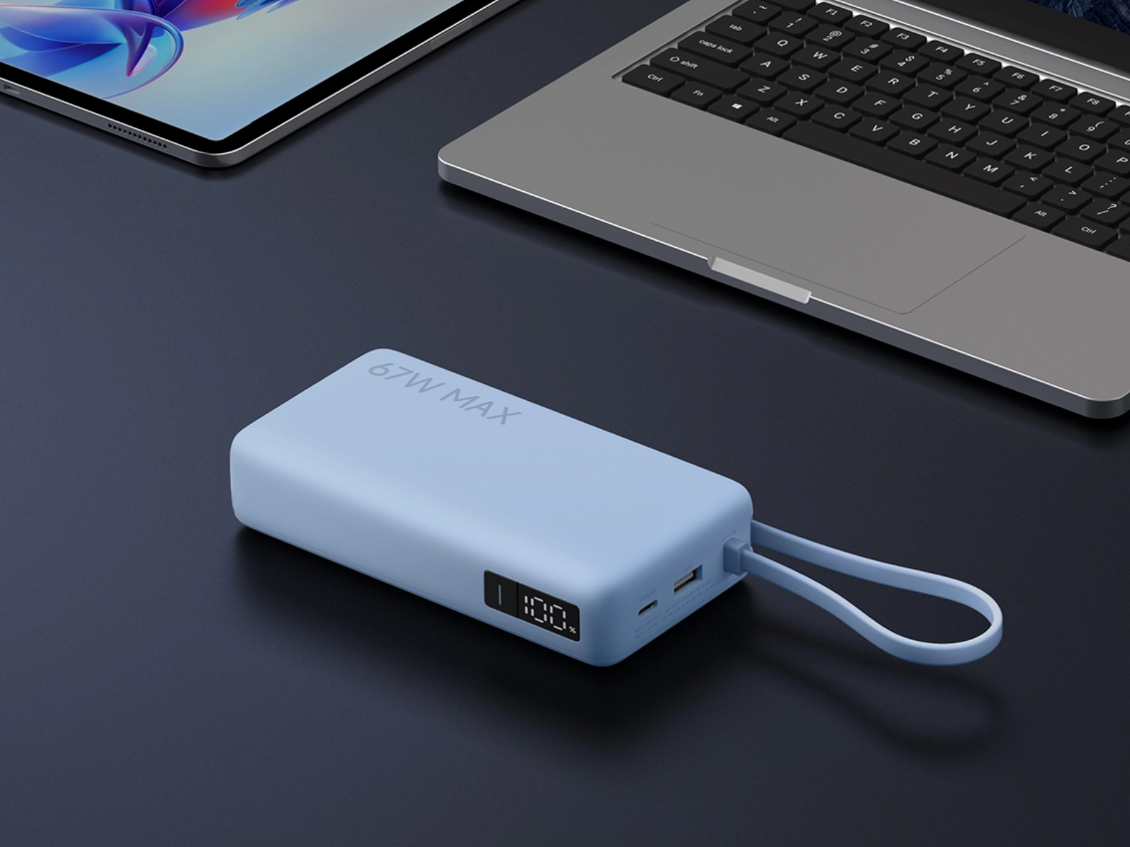 xiaomi 67 power bank integrated cable kv