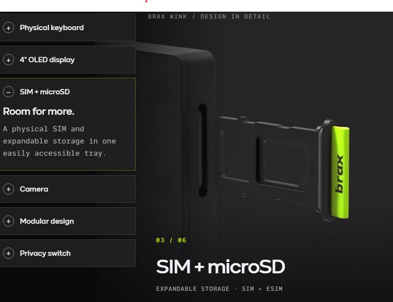 brax wink sim tray