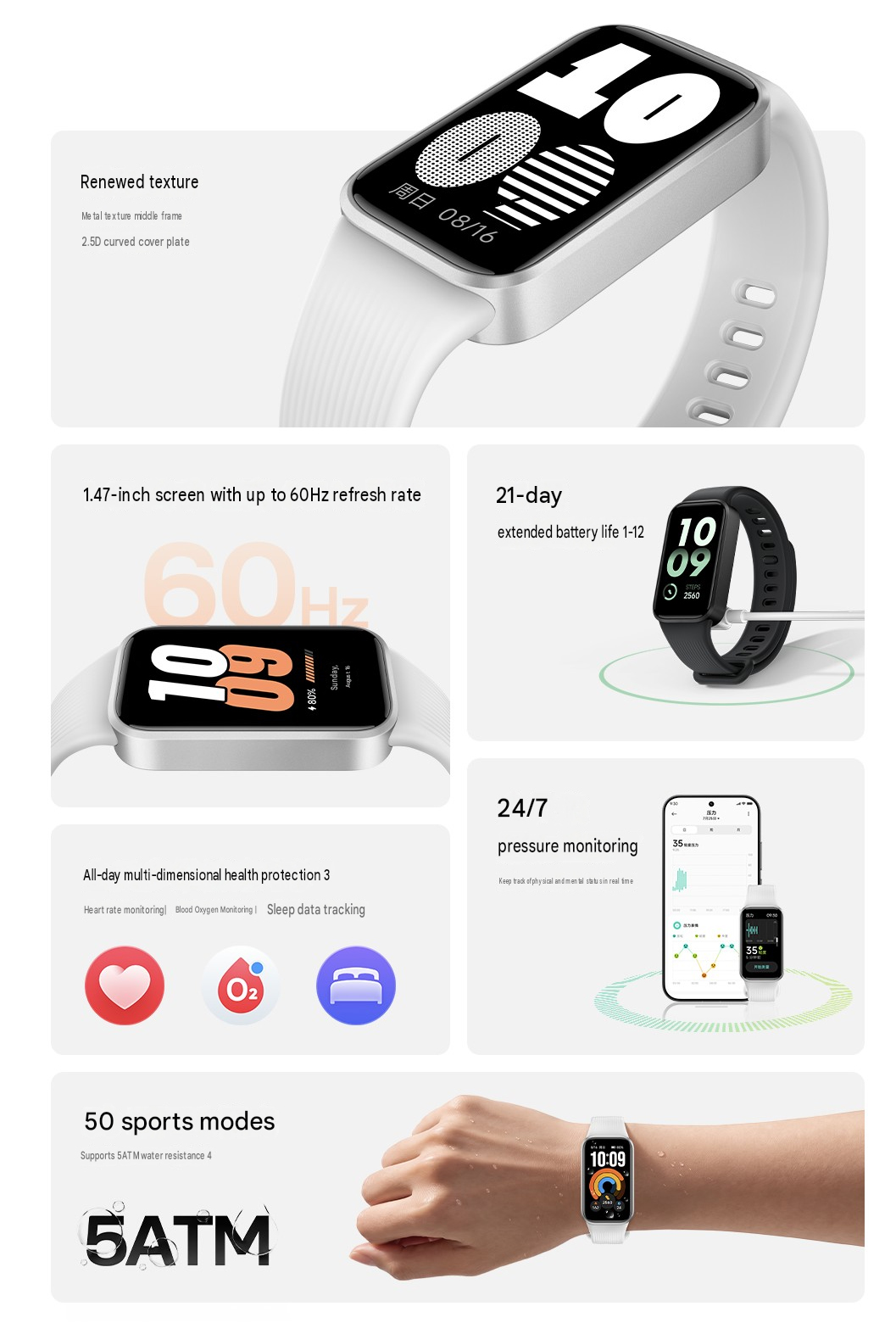 core highlights of the xiaomi redmi band 4