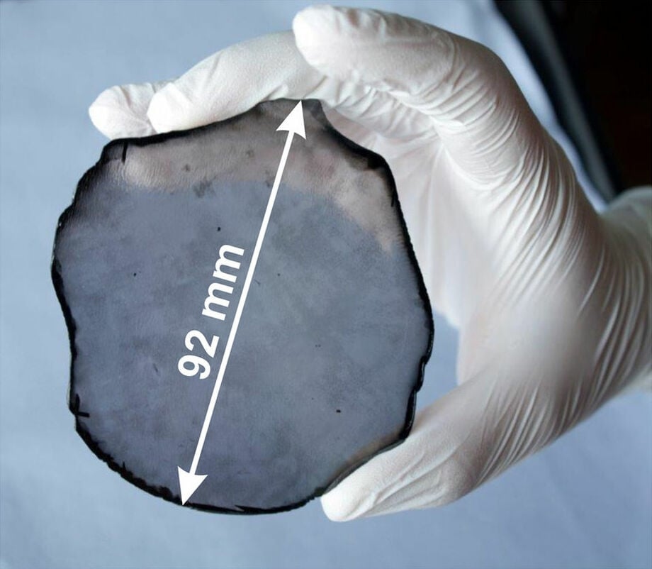 lab grown diamond cvd single crystal disc