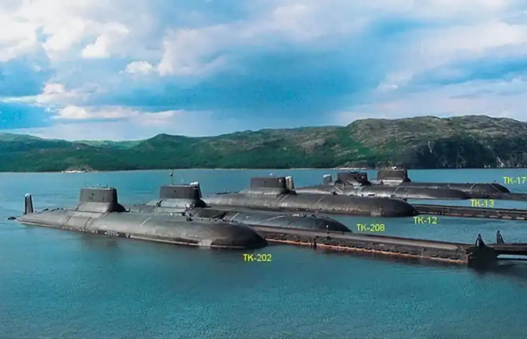 5 typhoons sitting at zapadnaya litsa litsa fjor