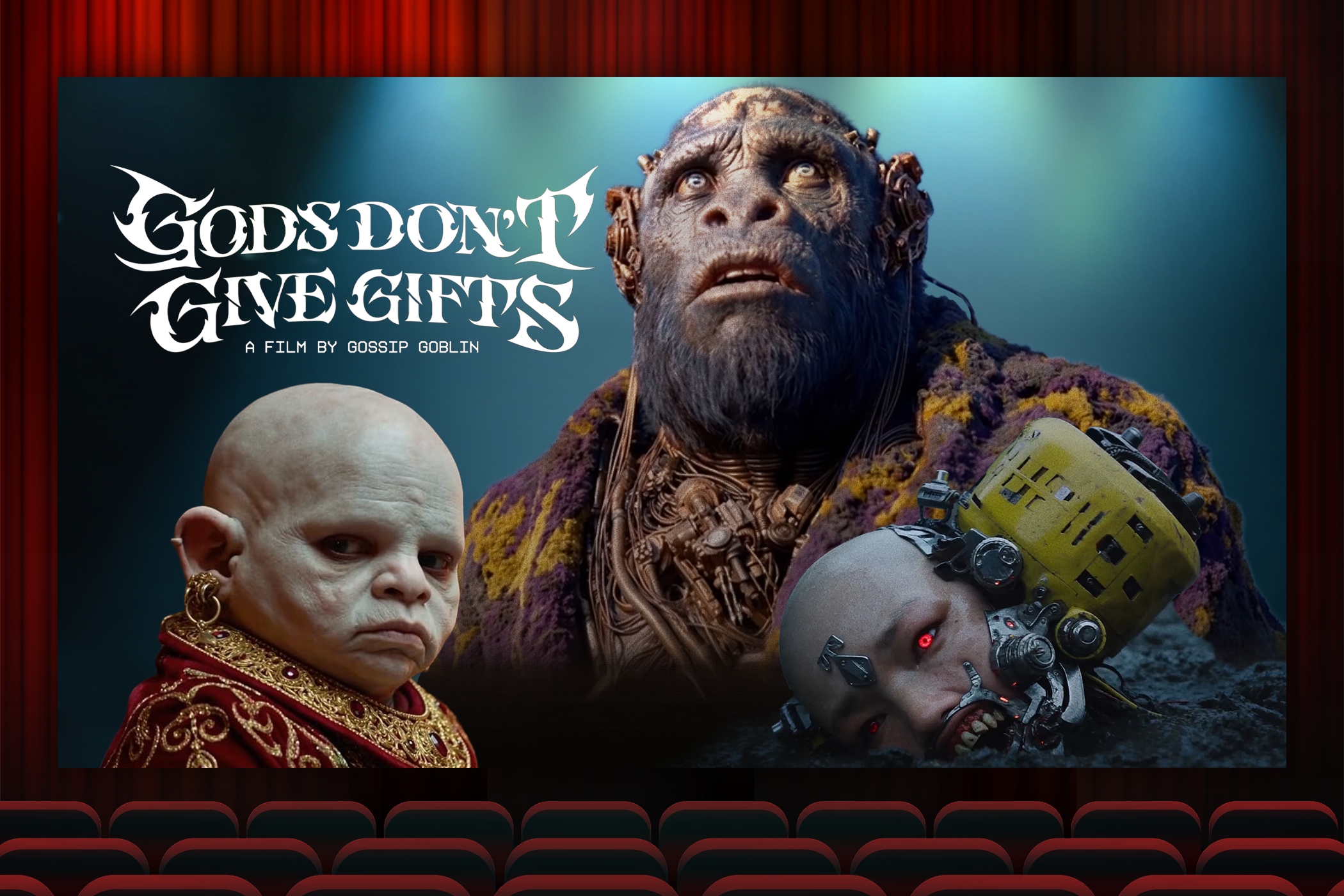 gods don t give gifts characters displayed on a 
