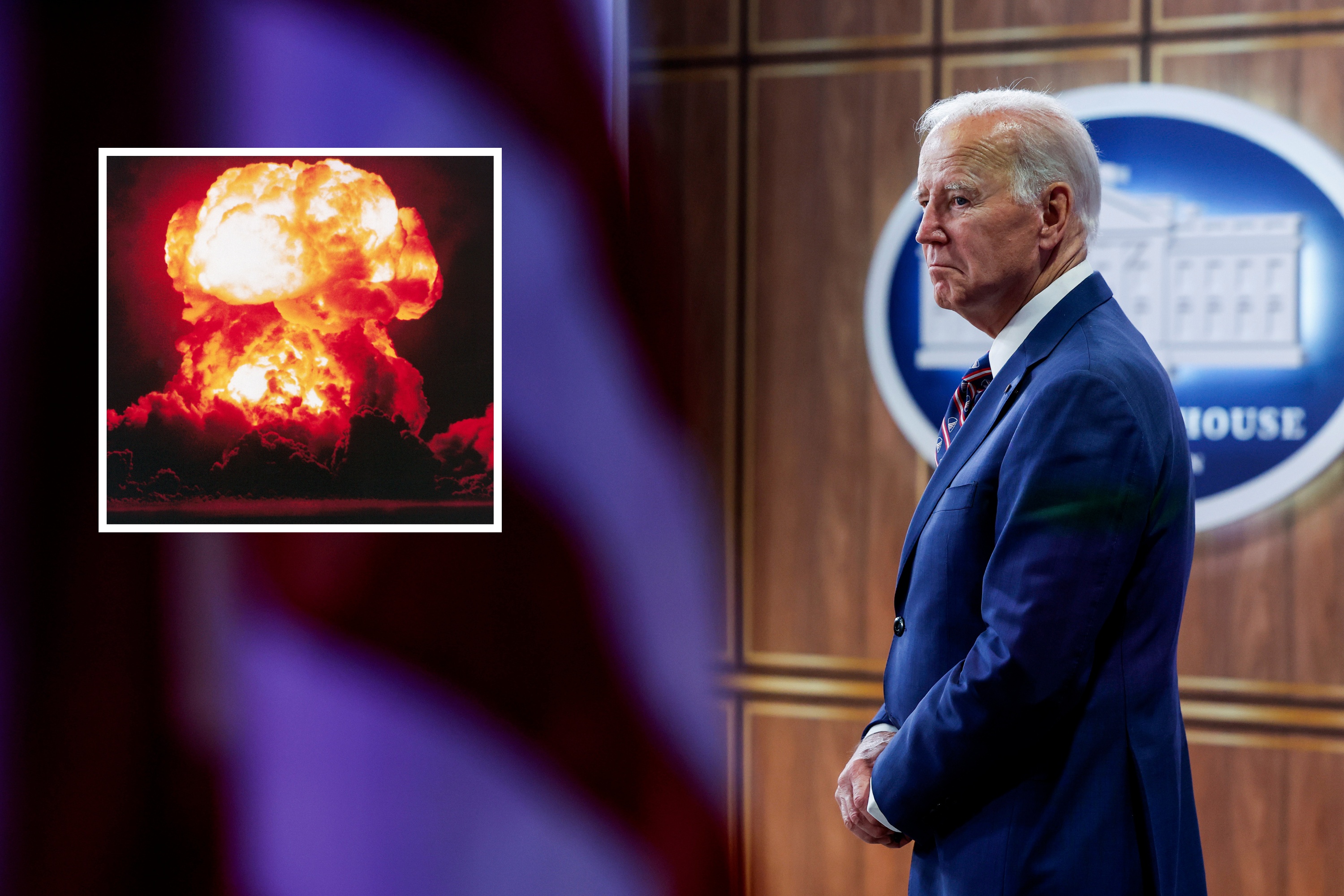 joe biden making new nuclear bomb military