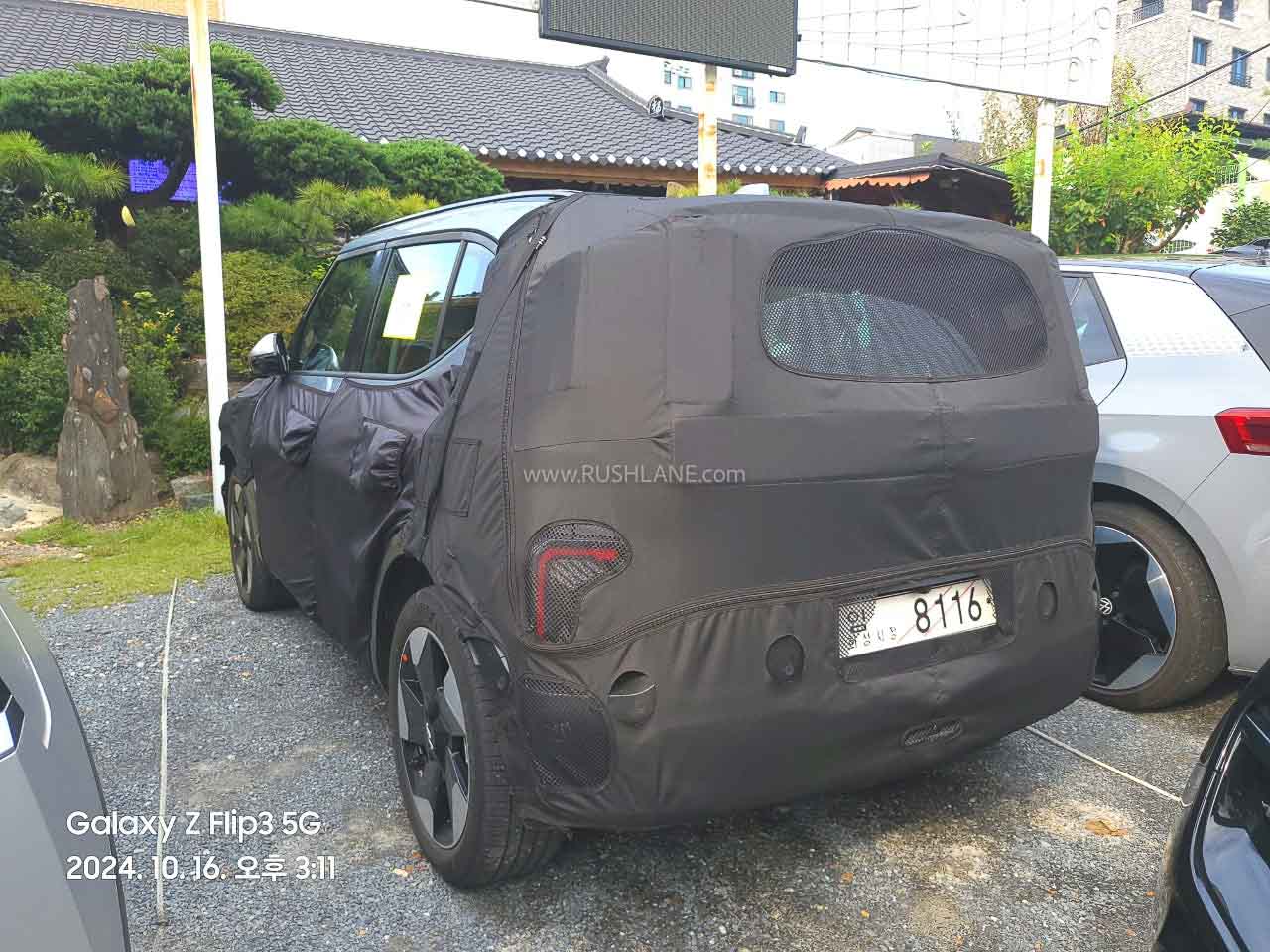 kia ev2 spied small suv electric 2