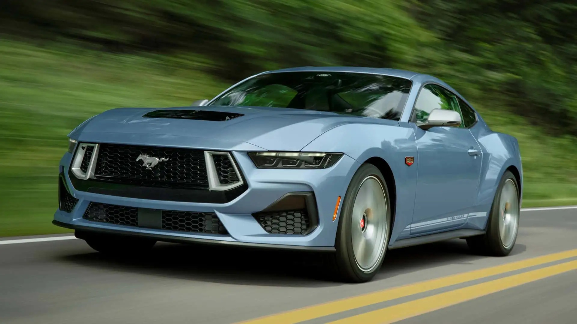 2024 ford mustang gt 60th anniversary brittany blue