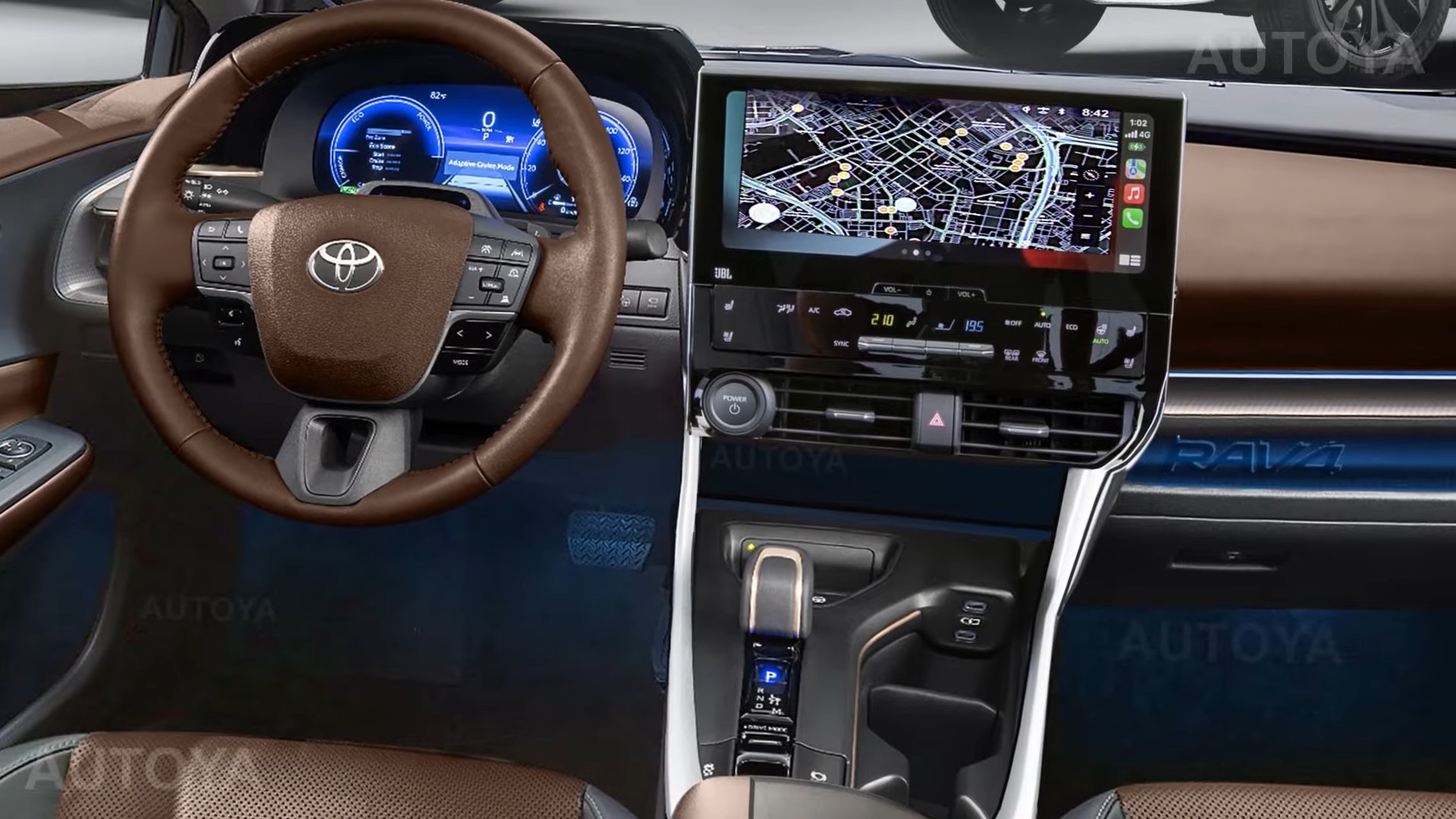 sixth gen 2025 toyota rav4 reveals everything from inside out albeit only in cgi9
