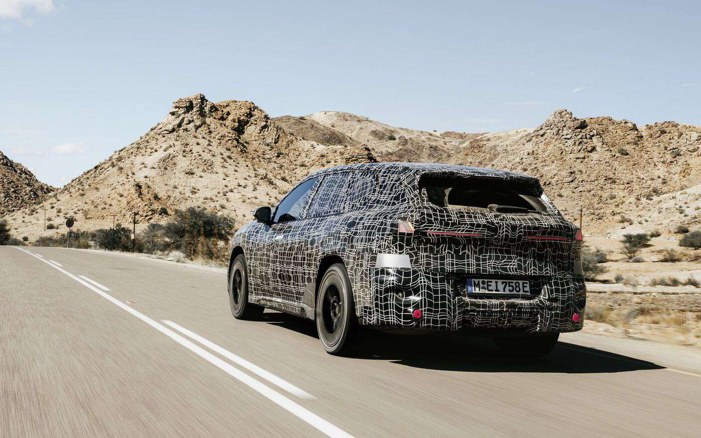 bmw ix3 hot weather testing 00