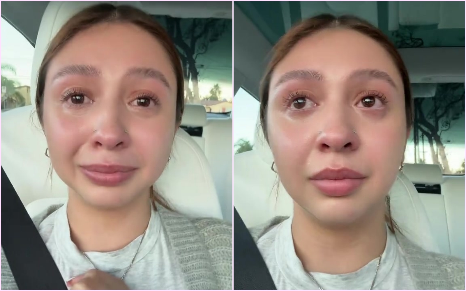 khoc trong xe tesla 1