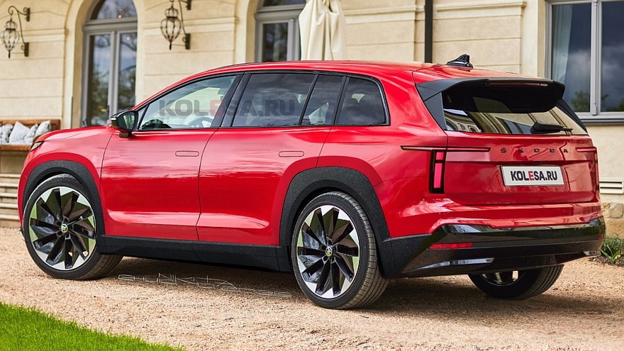 suv dien skoda 7 cho render 2