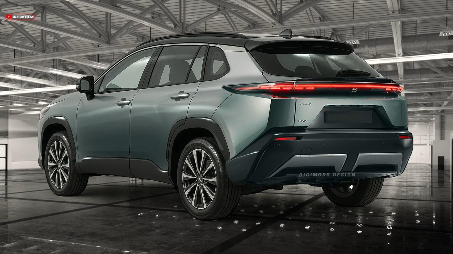 rendering 2026 toyota corolla cross gets a facelift morphs into a bolder hybrid cuv7