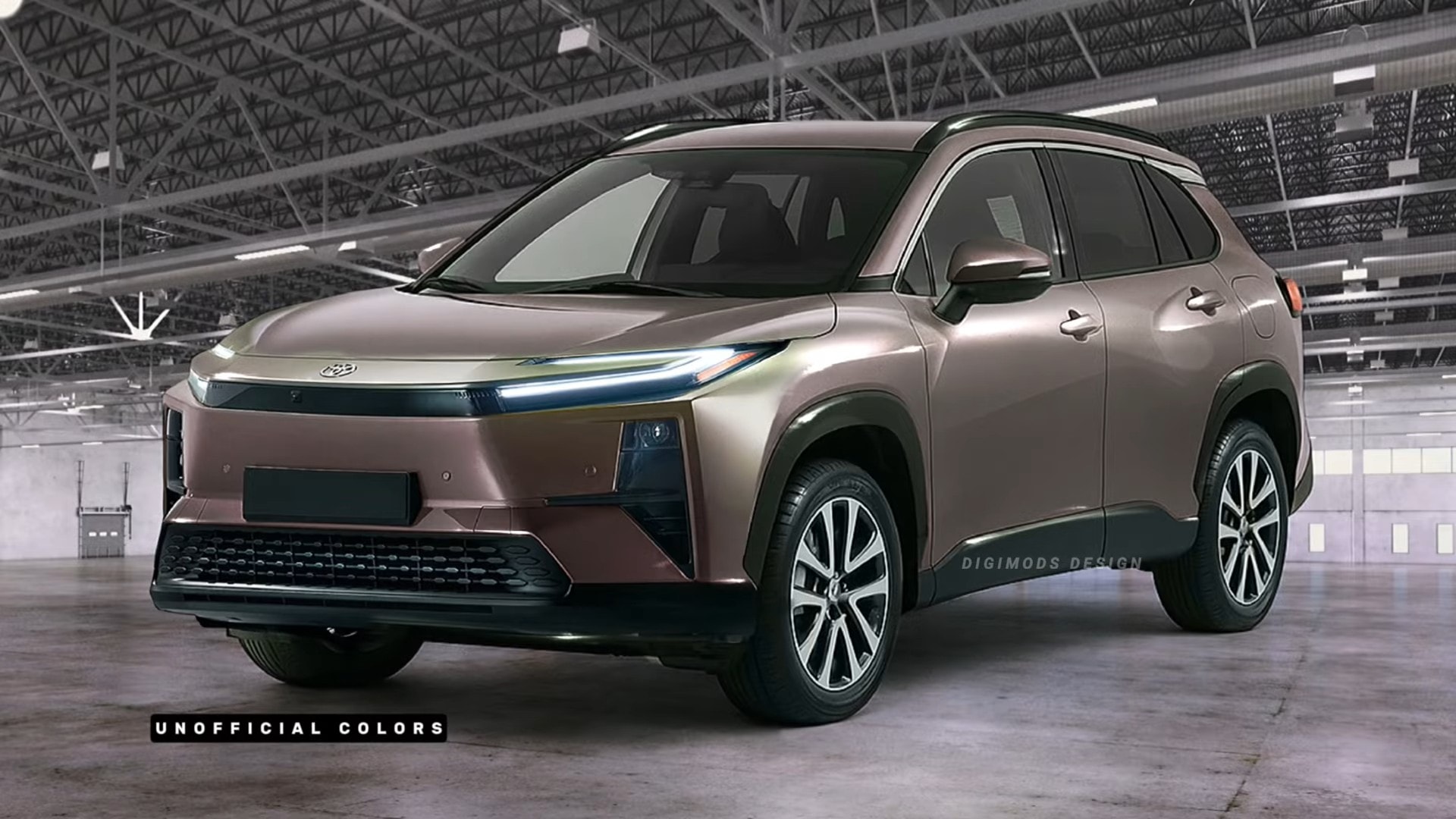 rendering 2026 toyota corolla cross gets a facelift morphs into a bolder hybrid cuv8