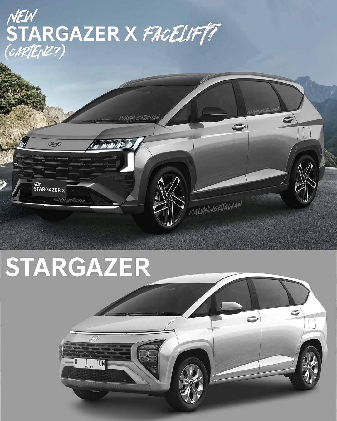 hyundai stargazer facelift render 2