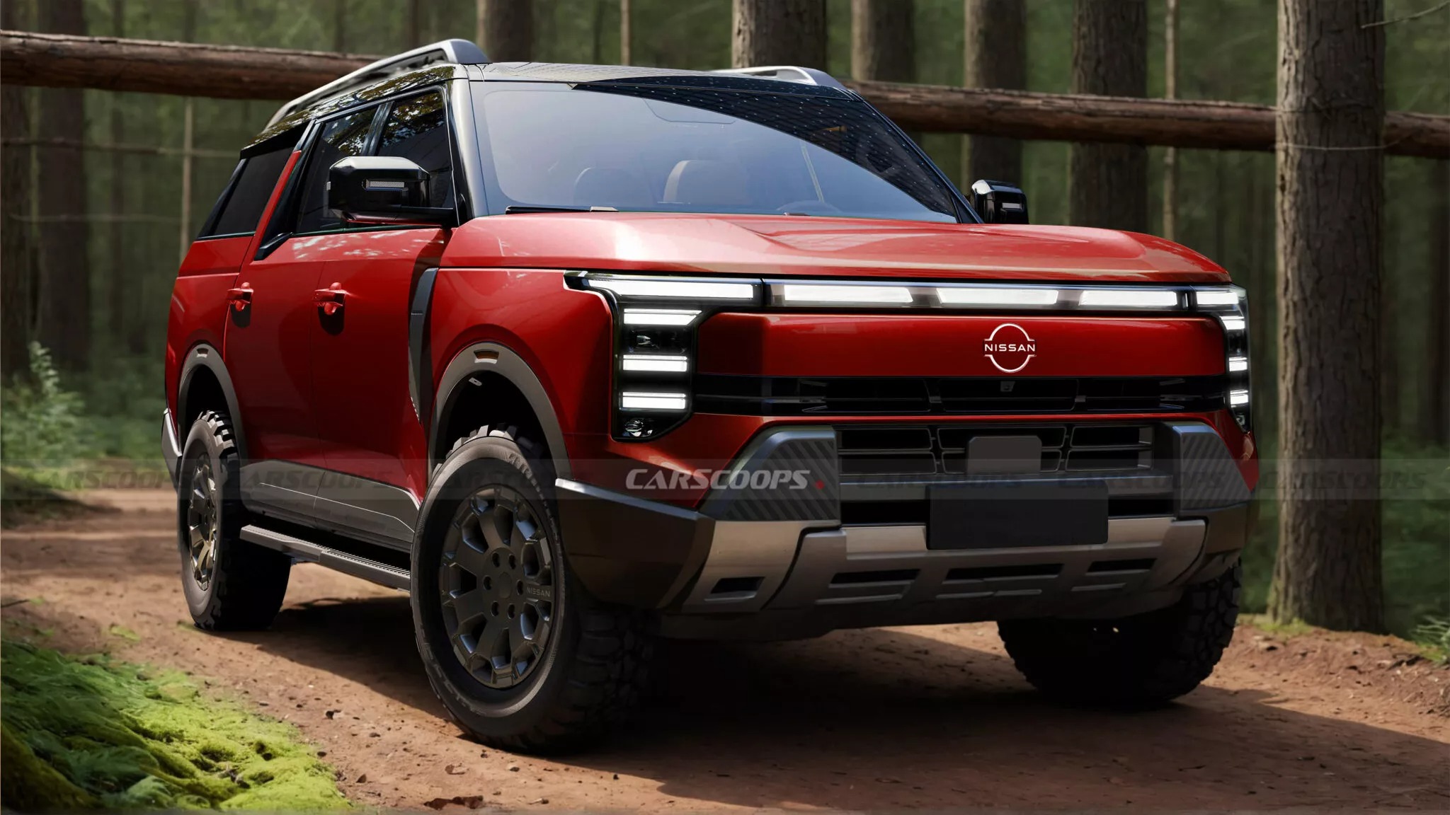 nissan frontier pro suv render r