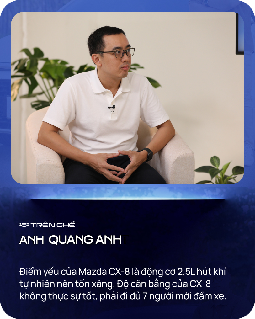Vừa chuyên gia, vừa chủ xe: ‘Tôi hiểu vì sao Mazda CX-8 chỉ bán được thế!’- Ảnh 6. Vừa chuyên gia, vừa chủ xe: ‘Tôi hiểu vì sao Mazda CX-8 chỉ bán được thế!’- Ảnh 6.