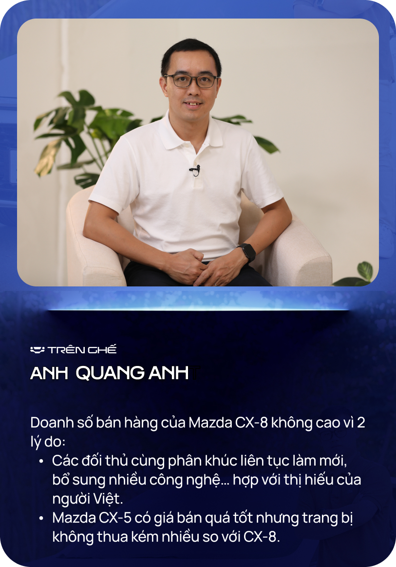 Vừa chuyên gia, vừa chủ xe: ‘Tôi hiểu vì sao Mazda CX-8 chỉ bán được thế!’- Ảnh 8. Vừa chuyên gia, vừa chủ xe: ‘Tôi hiểu vì sao Mazda CX-8 chỉ bán được thế!’- Ảnh 8.