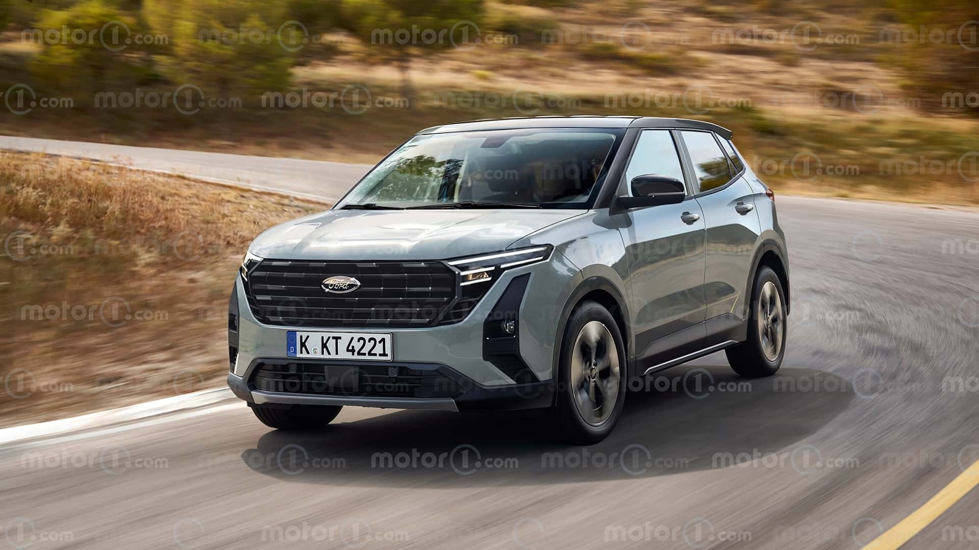 Ford EcoSport từng bán ở Việt Nam hứa hẹn có thế hệ mới: Thiết kế 'mượn' Territory, dễ có bản hybrid và điện