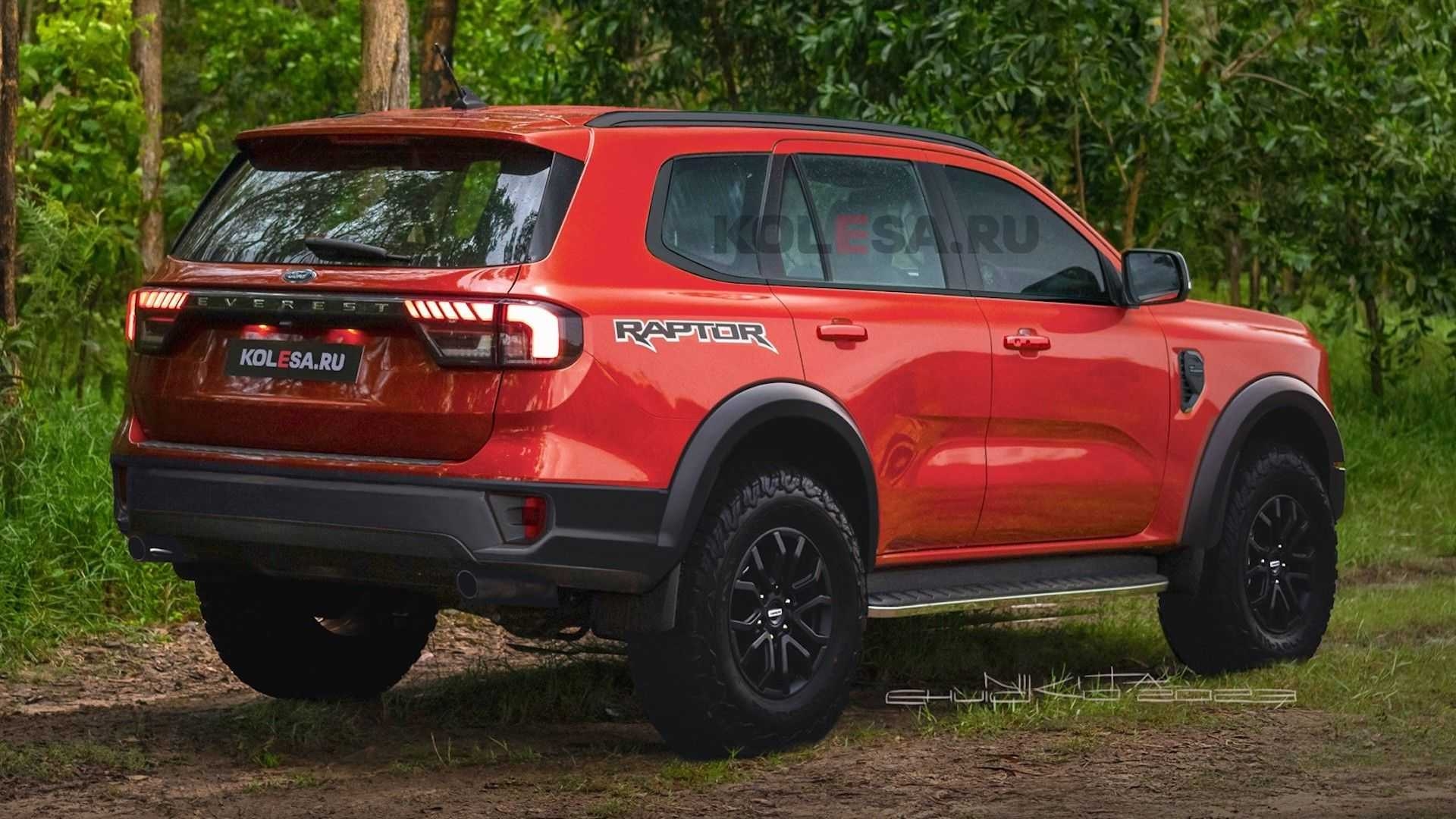 ford everest raptor render 2
