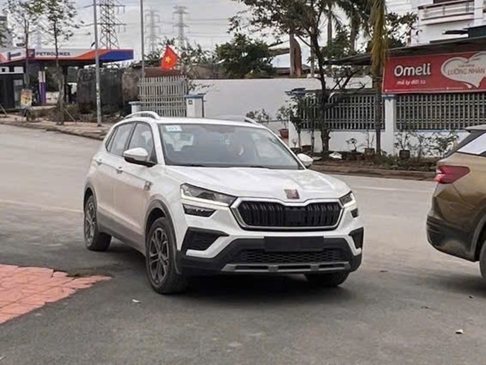 skoda kushaq facelift chay thu viet nam 1