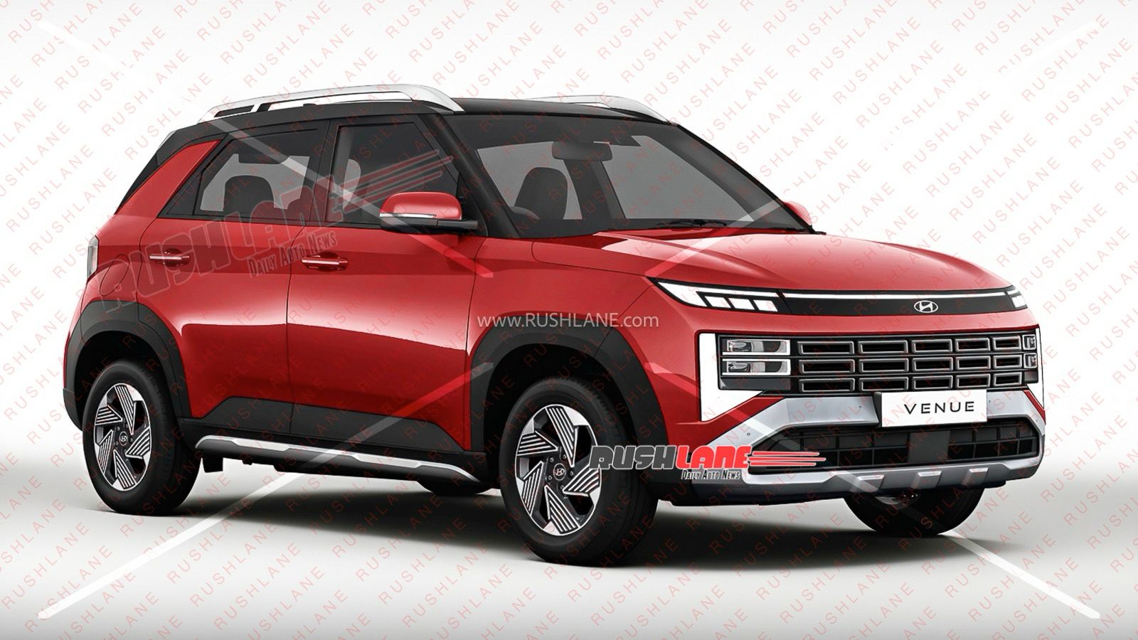 2025 hyundai venue suv render based on latest spy shots 2