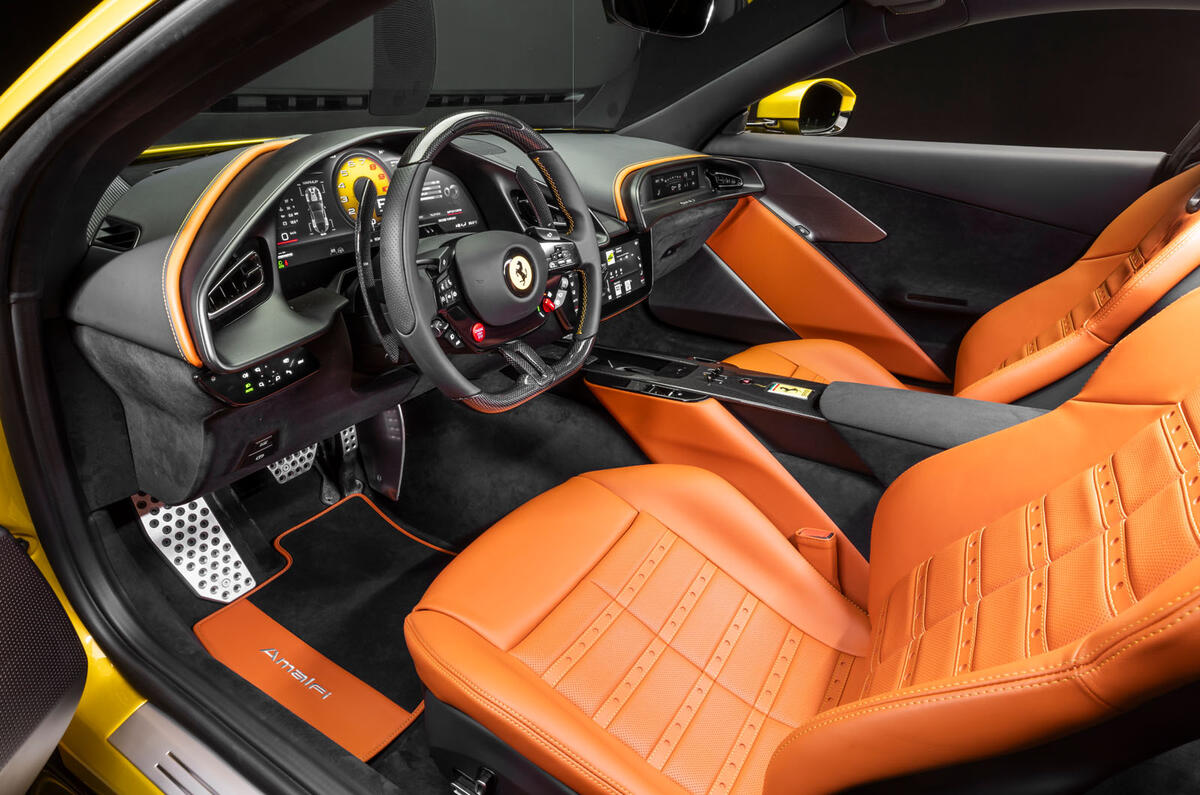 ferrari amalfi interior wide