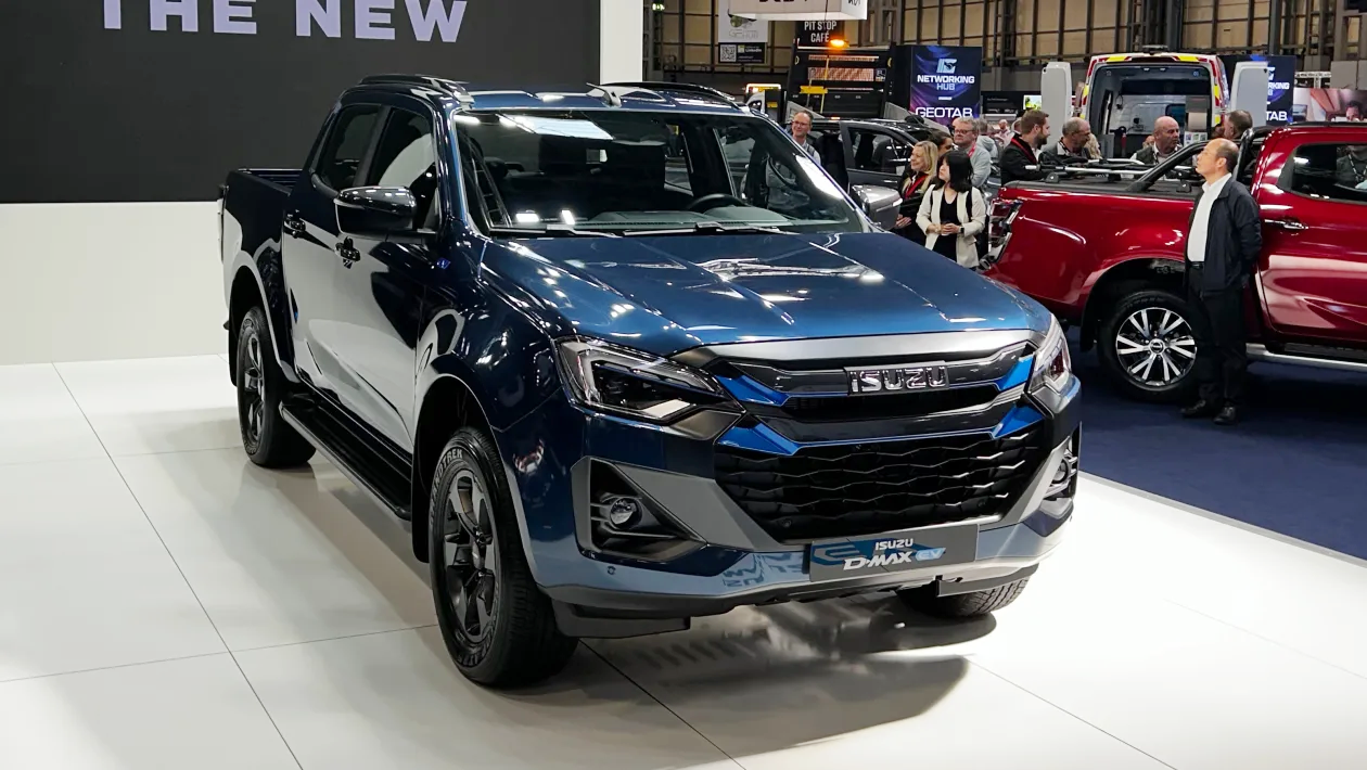 isuzu d max ev at commercial vehicle show