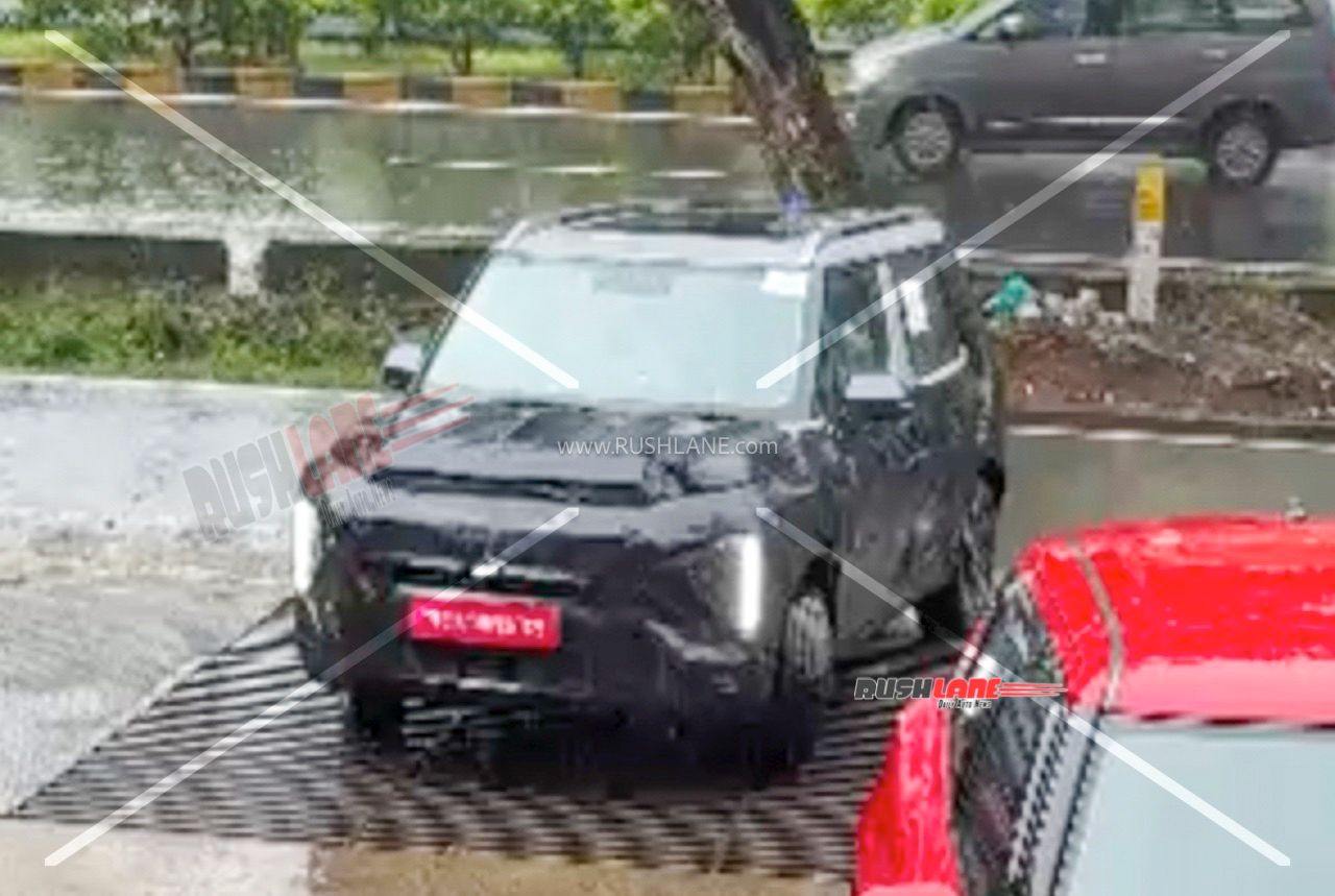 kia syros ev spied in india 6