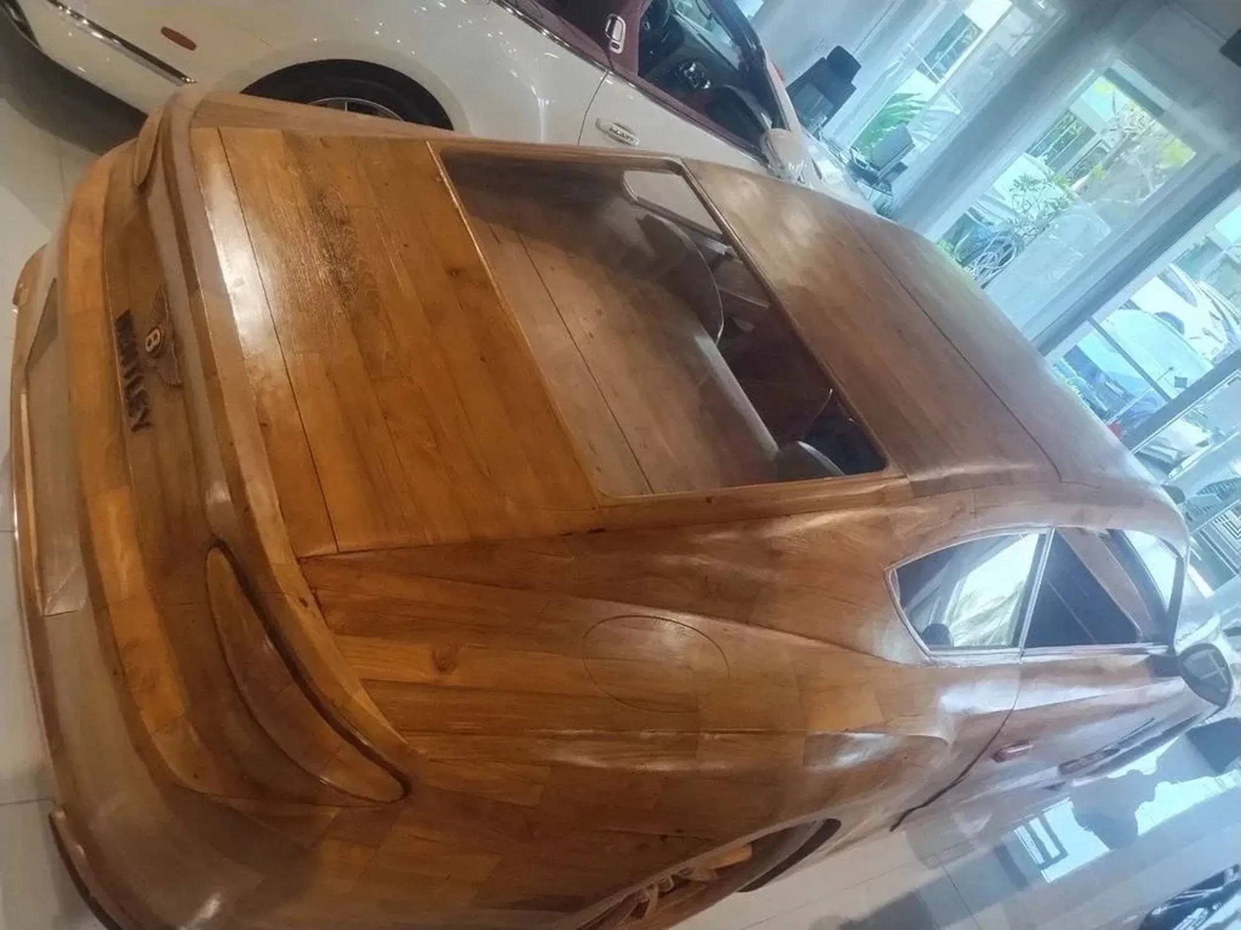 2020 bentley continental gt wooden display model 12