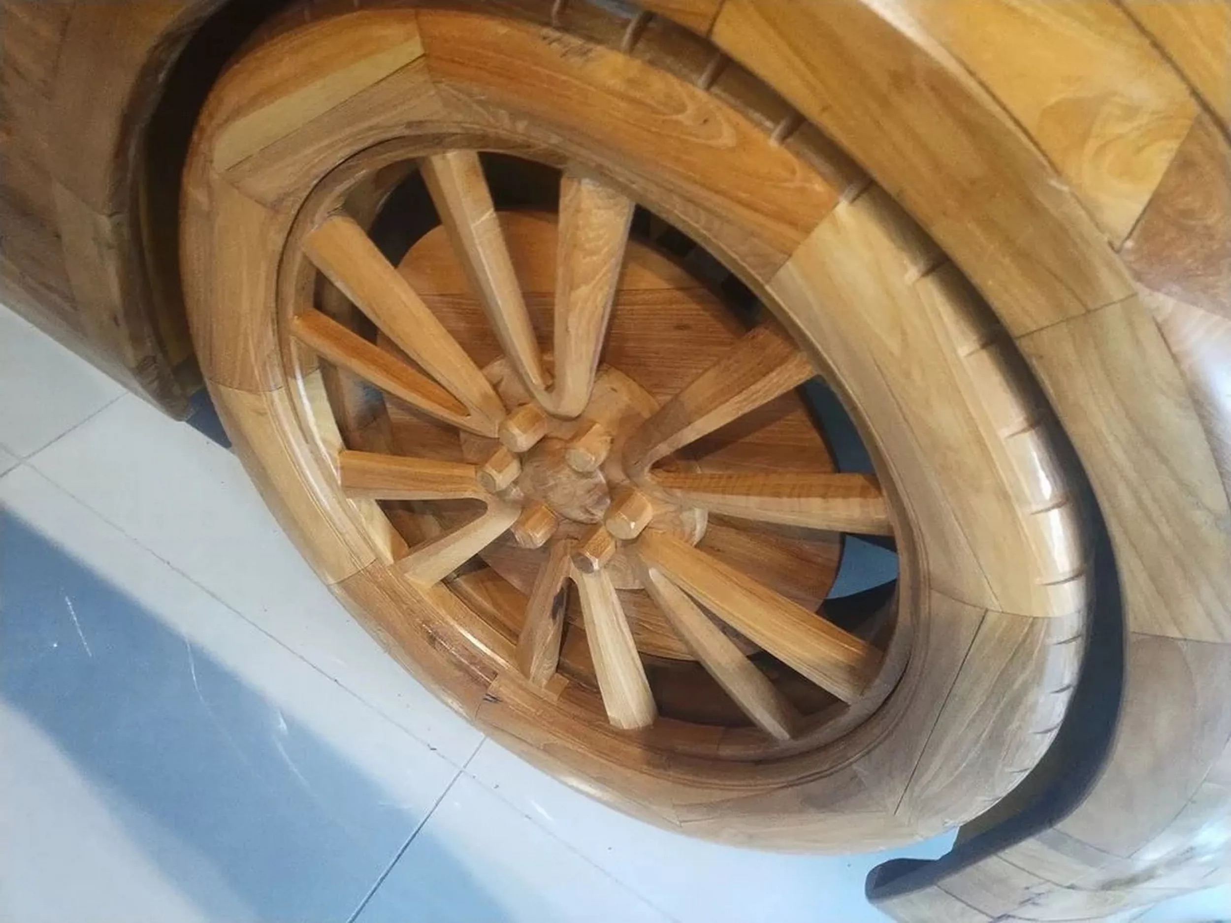 2020 bentley continental gt wooden display model 17