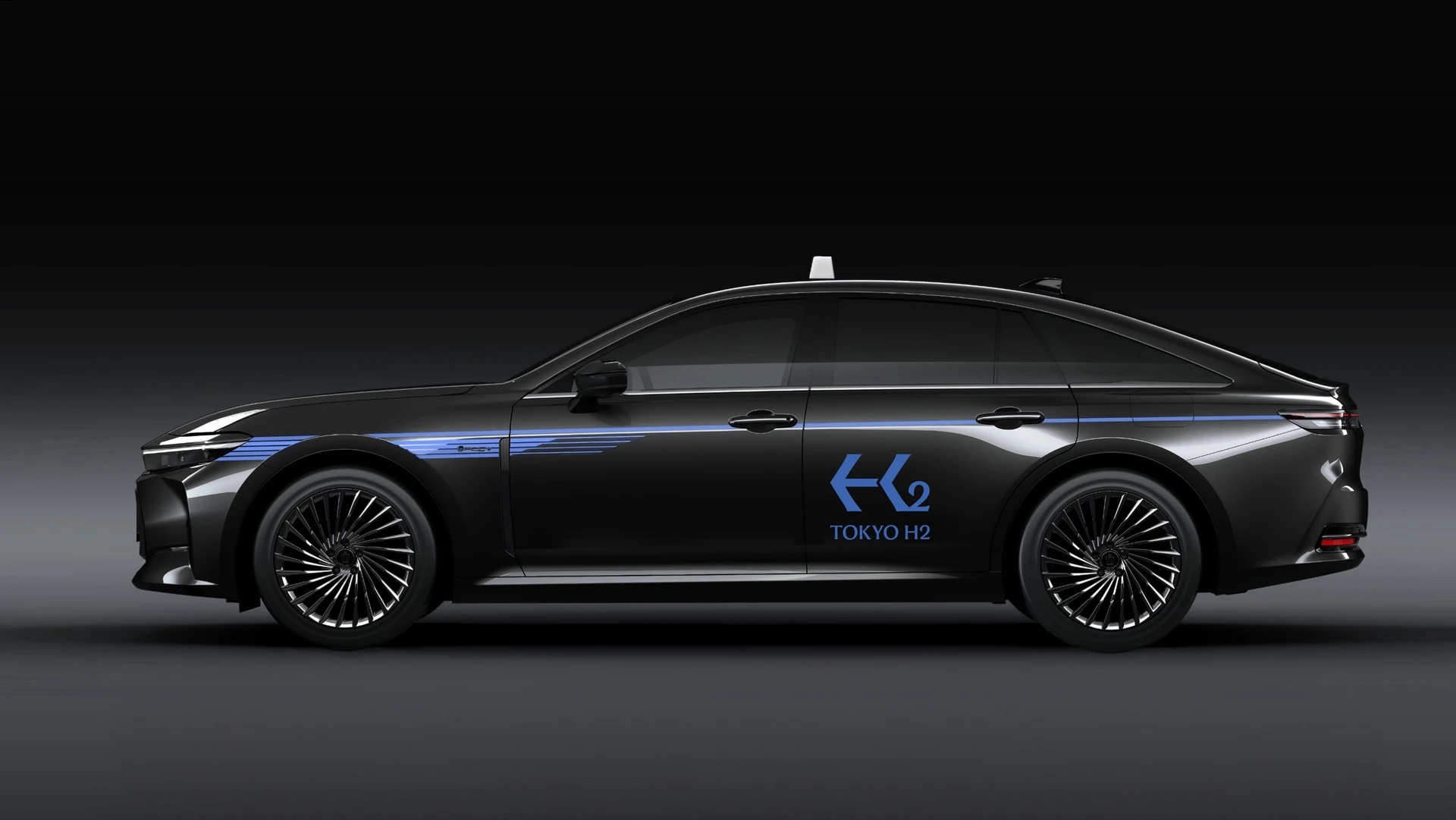 toyota crown hydro taxi 1