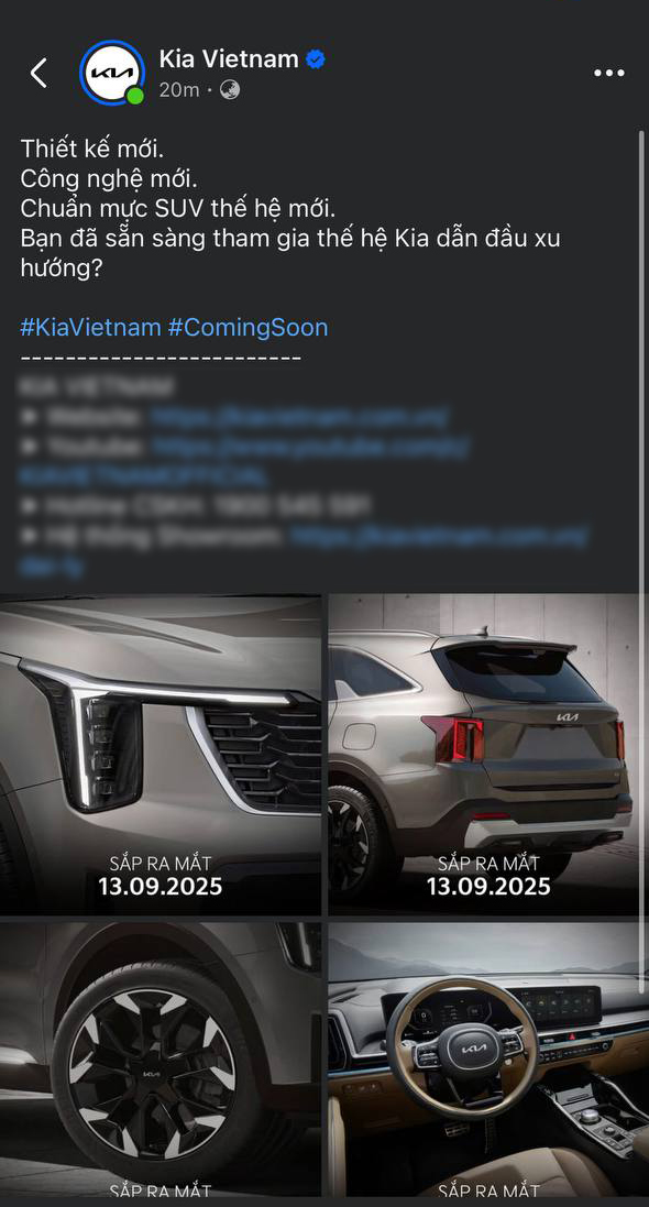 Kia Sorento 2025 chốt ra mắt Việt Nam ngày mai: Giá đồn đoán từ trên 1 tỷ đồng, sẽ có cả bản xăng và dầu- Ảnh 2.