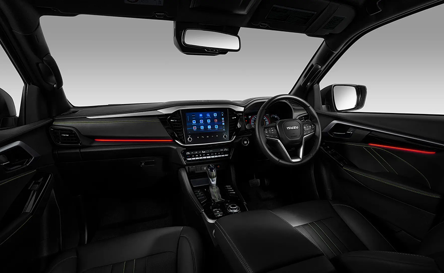 isuzu mu x rs 2024 interior 1