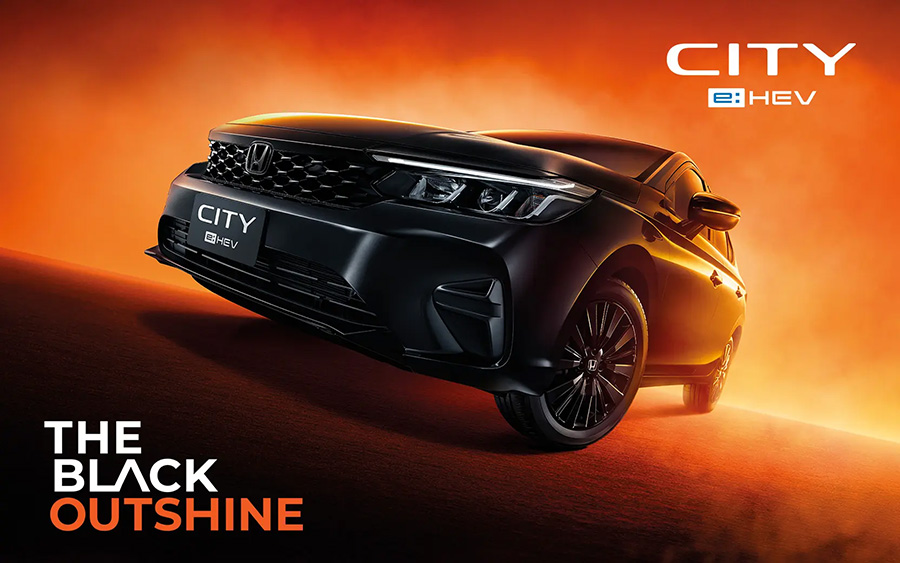 honda city the black outshine