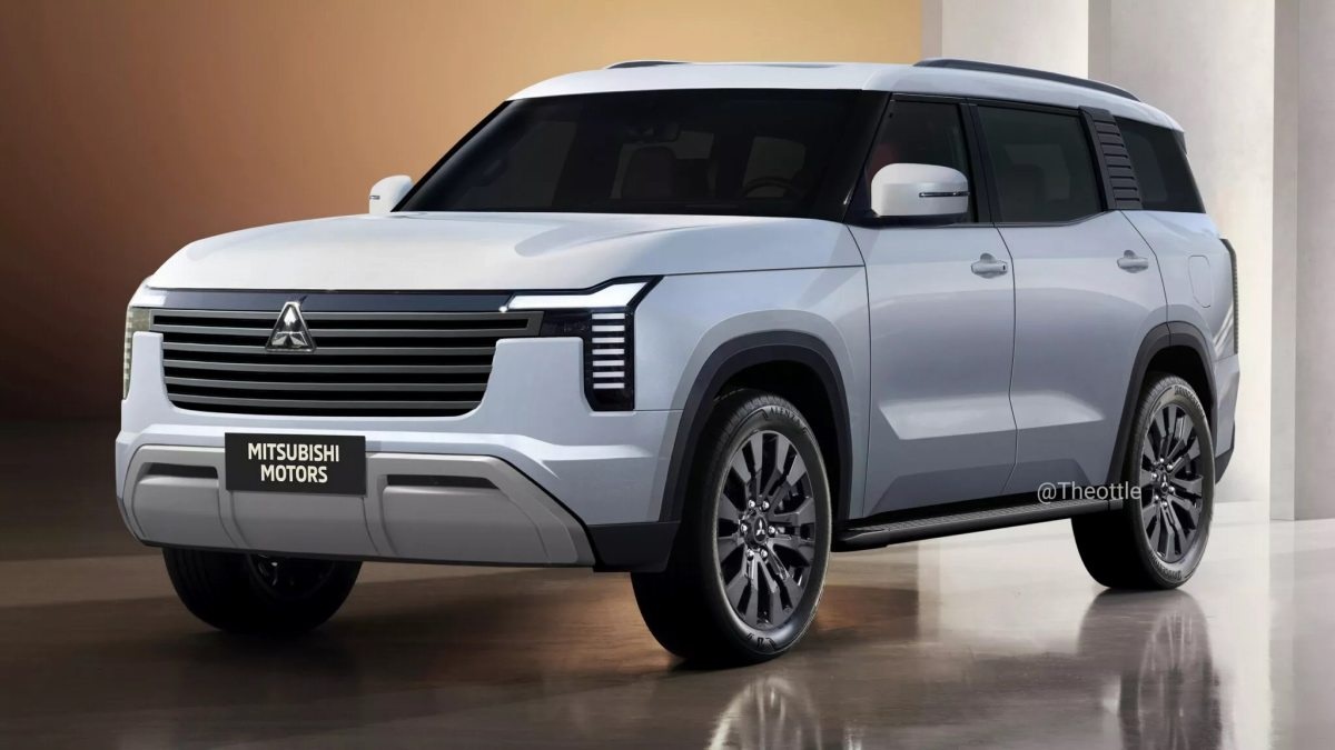 mitsubishi pajero render 1