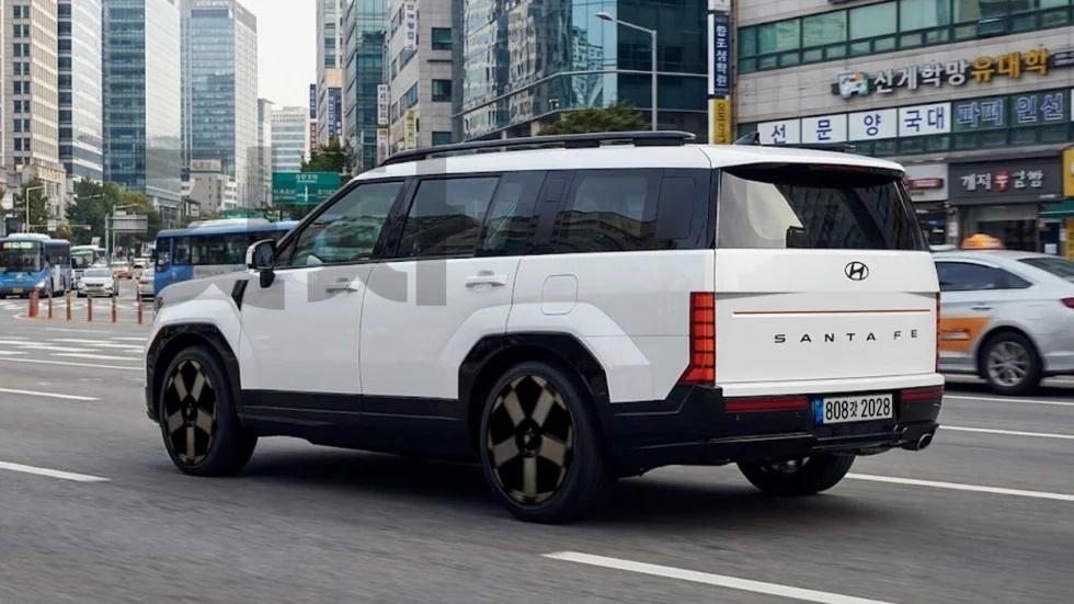 hyundai santa fe 2027 render 3