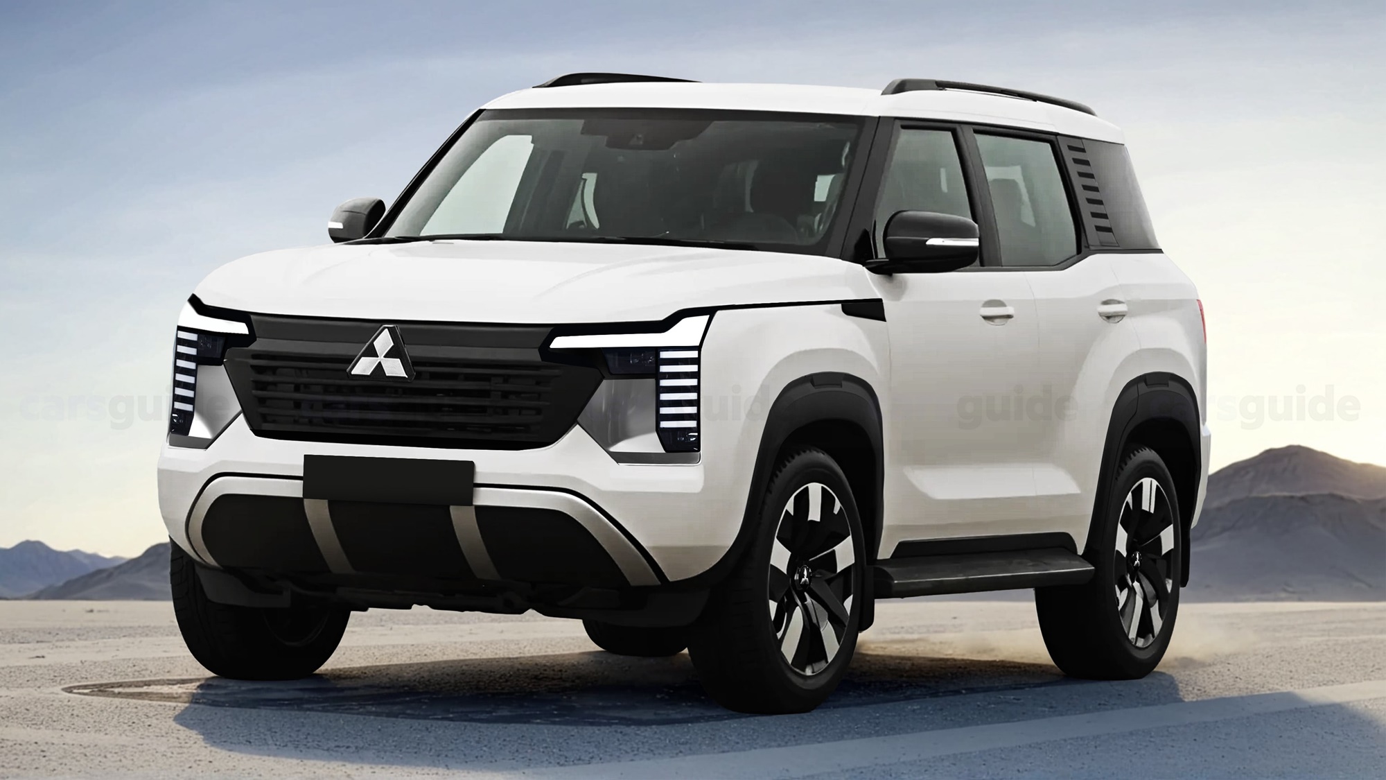 mitsubishi pajero 2027 render 1