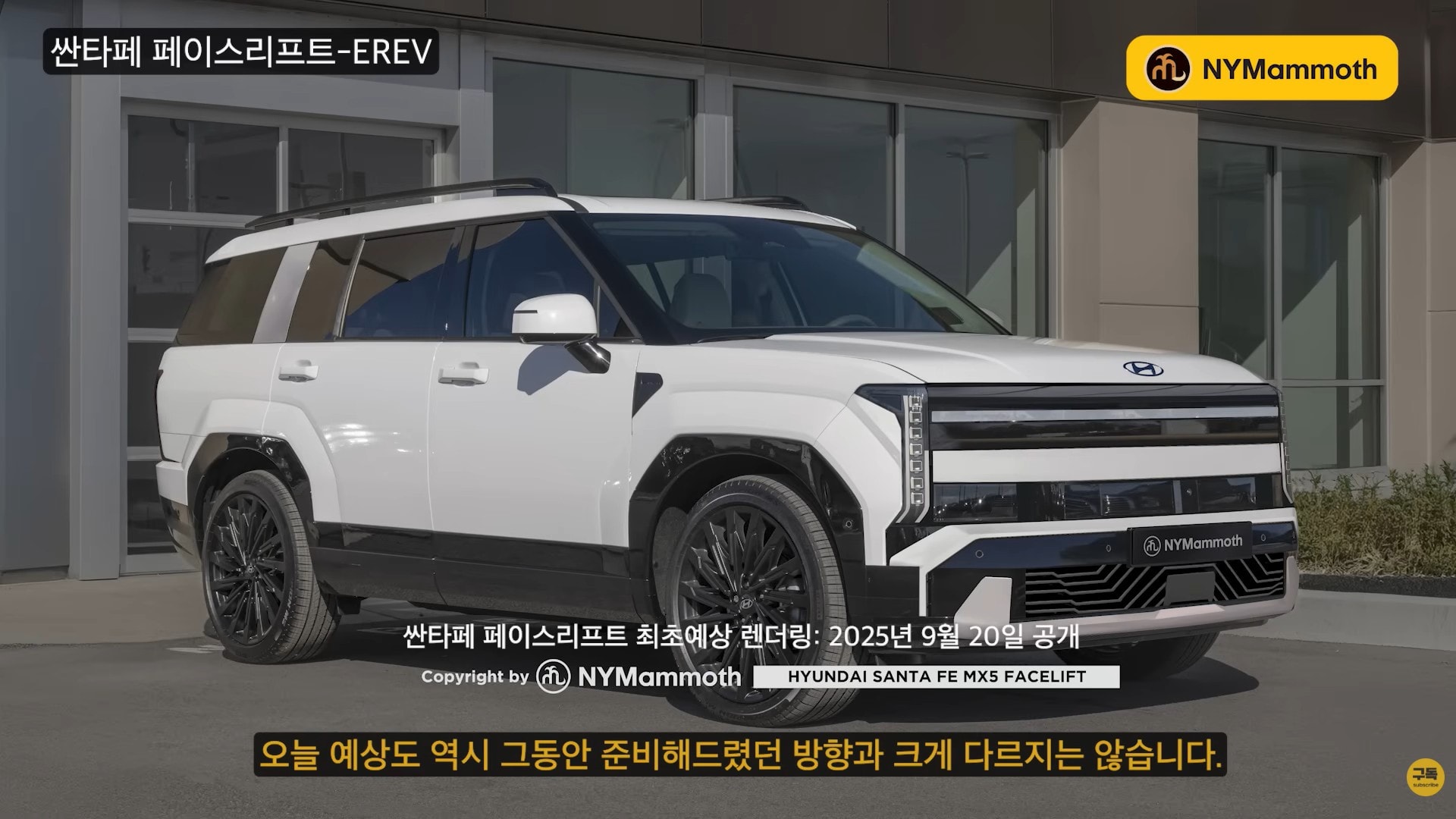 digitally facelifted 2027 hyundai santa fe boxy mid size crossover also gets an erev setup4