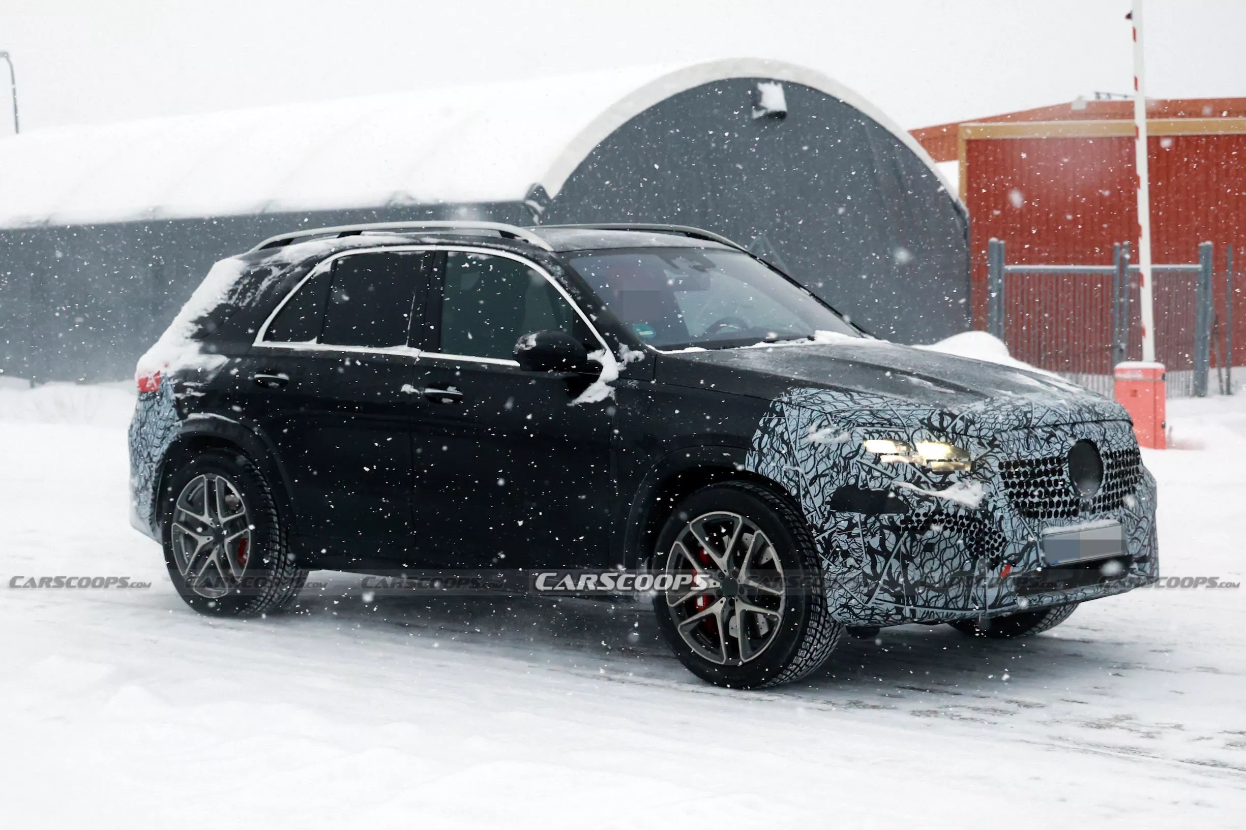 mercedes gle spy shots 00007
