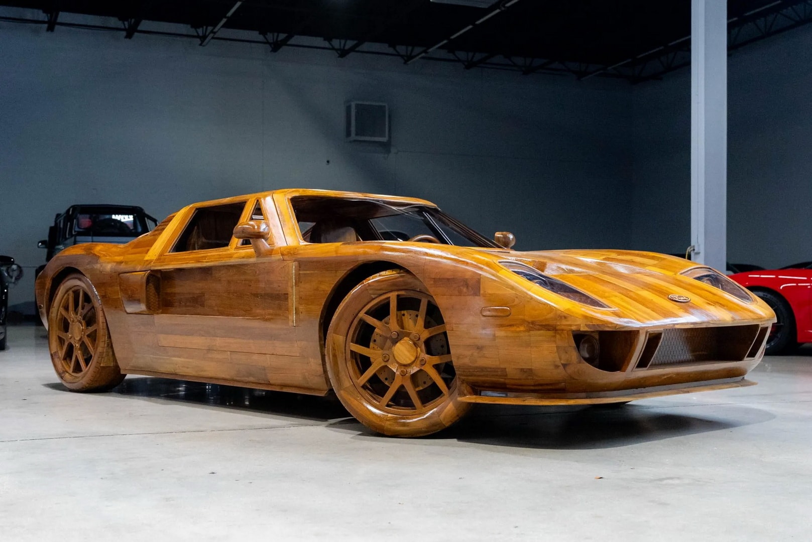 man sculpts 11 ford gt out of wood because it s more fun than making furniture16