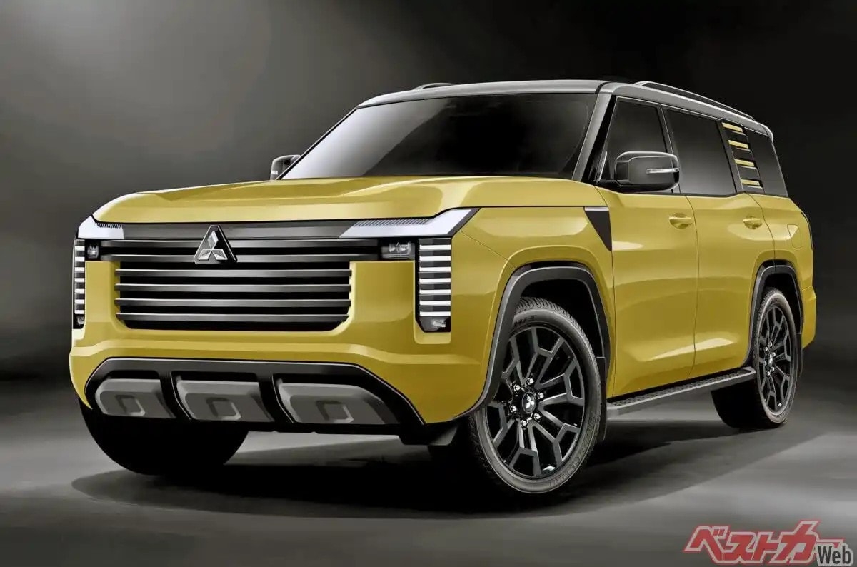 mitsubishi pajero render 1