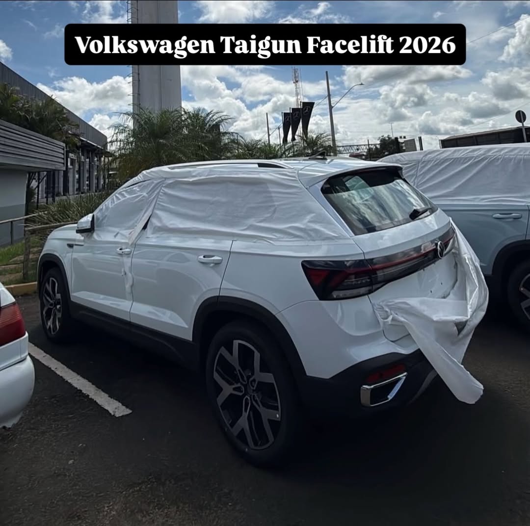 volkswagen taigun facelift 2026 spotted volkswagentaigun skodakushaq skodakushaq skoda skod
