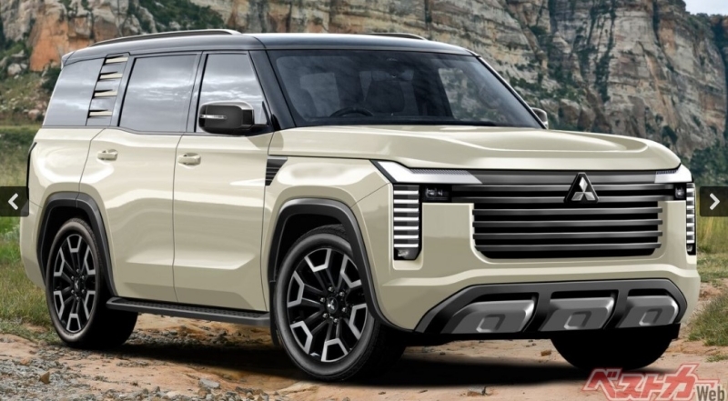 mitsubishi pajero 2026 render 2