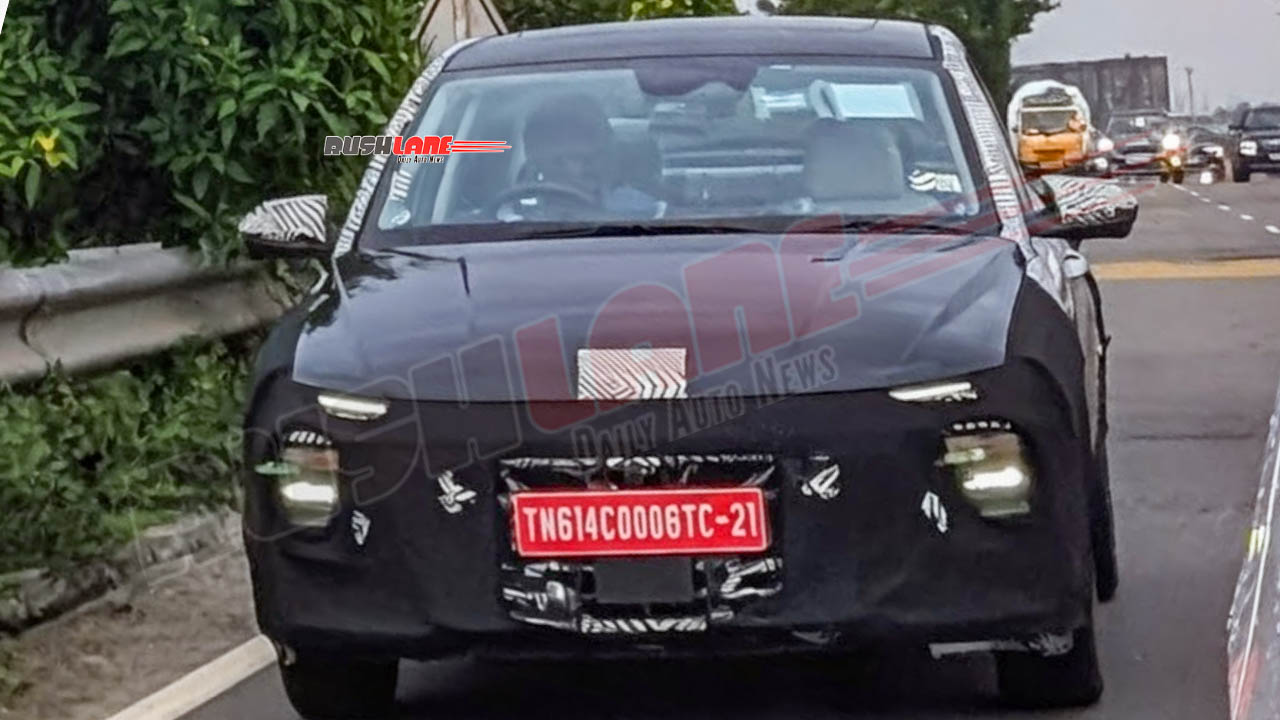 new 2026 hyundai verna spied testing up close 1