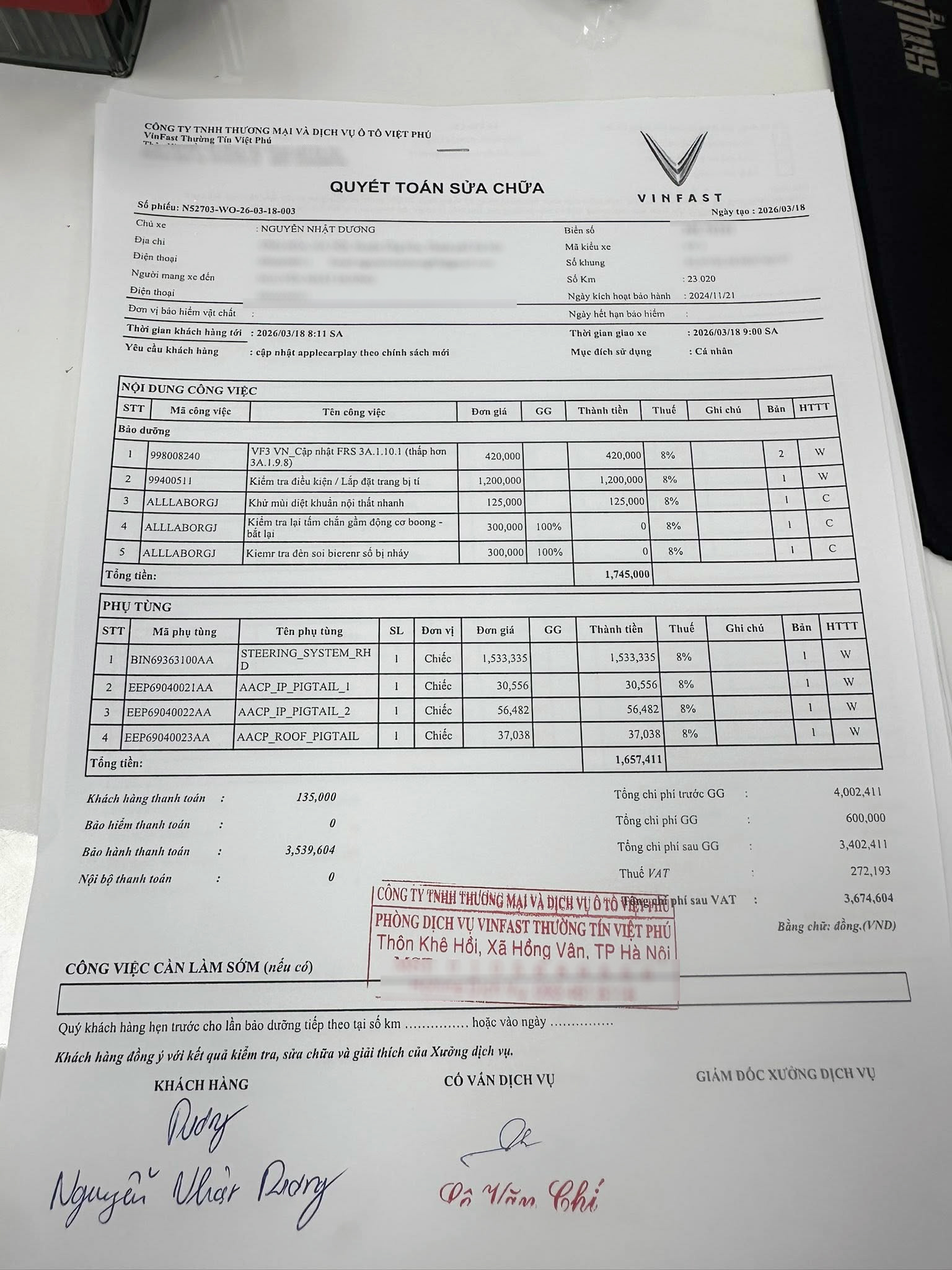 vinfast vf 3 nang cap 2