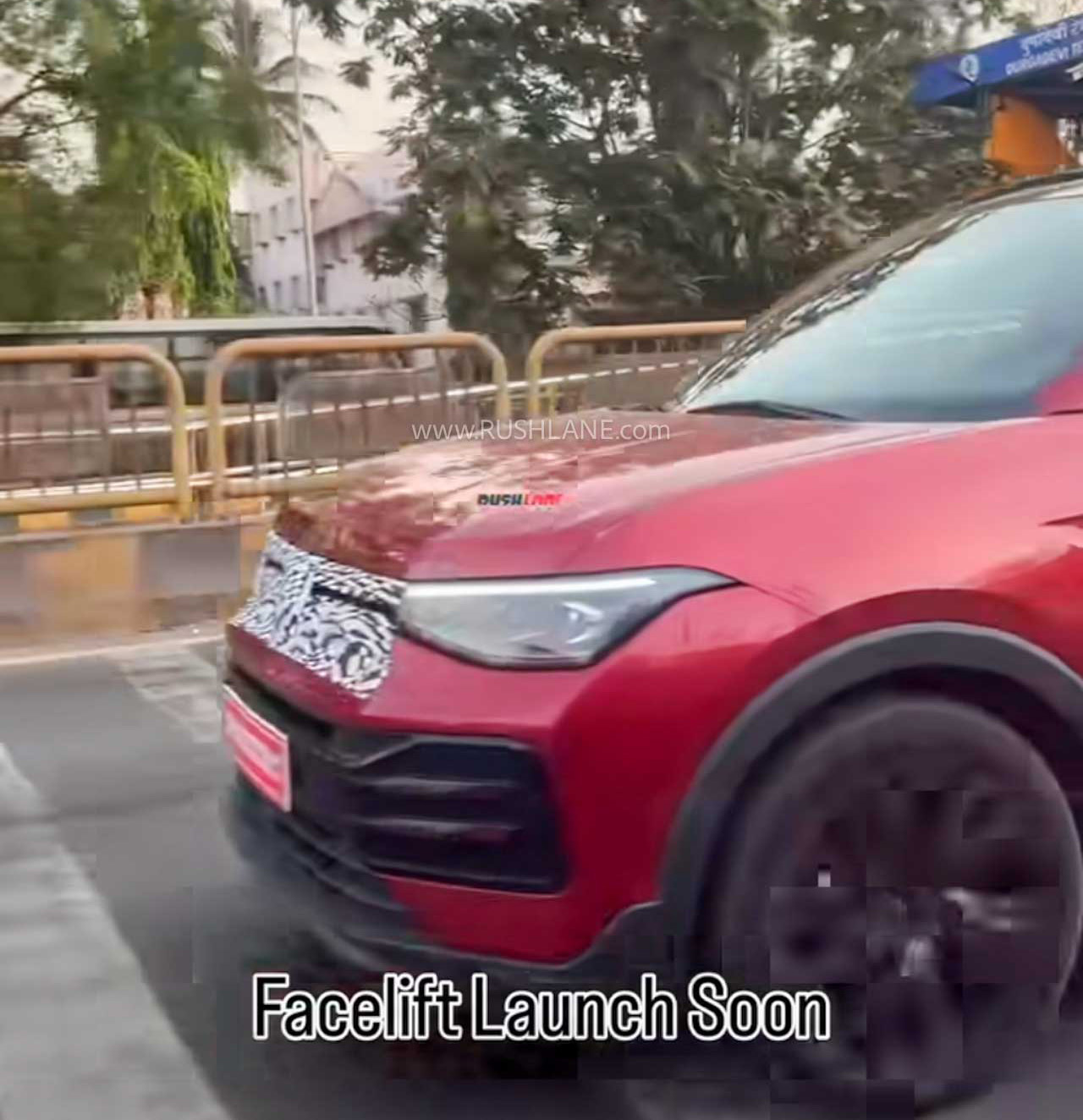 2026 vw taigun facelift spied testing in pune 7