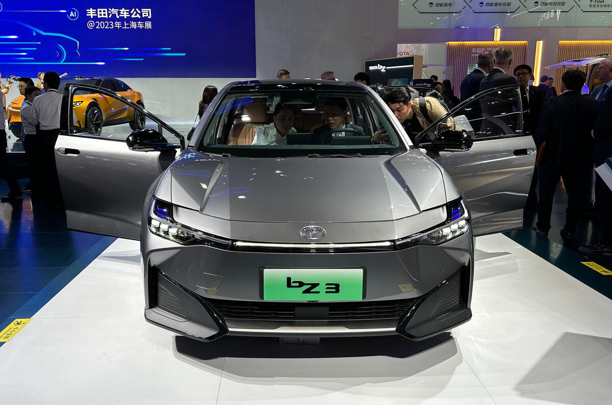 2023 toyota bz3 at shanghai motor show 2