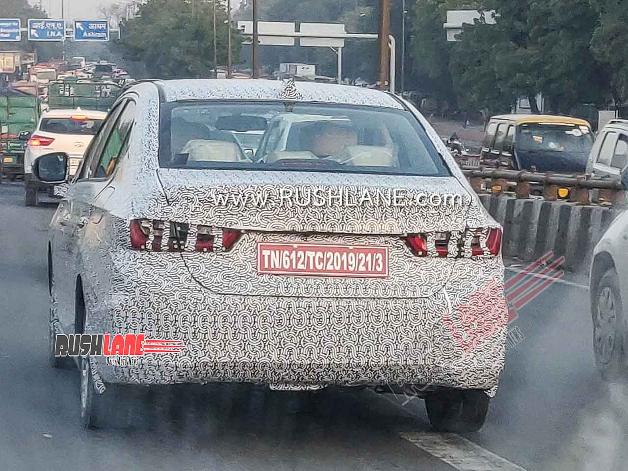 2020 honda city spied delhi testing front rear led 1